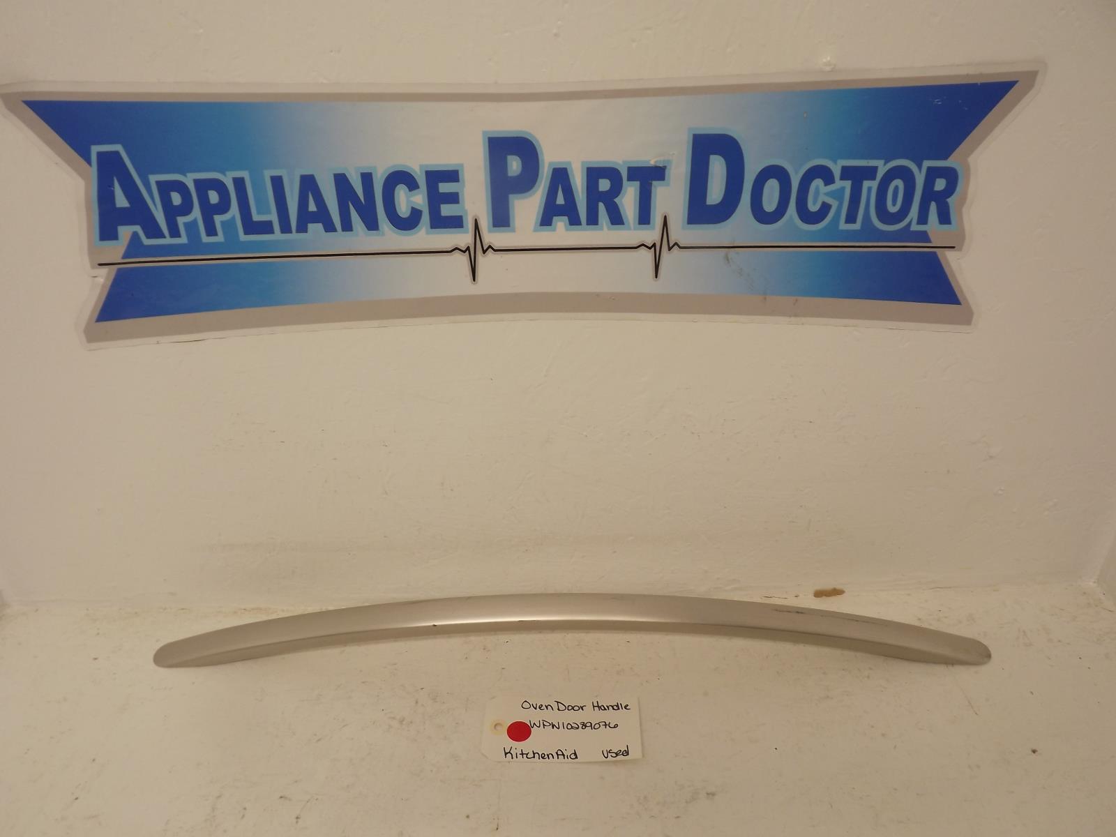 KitchenAid Range WPW10289076 Oven Door Handle Used KitchenAid Range WPW10289076 Oven Door Handle Used